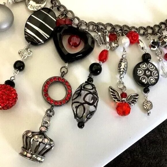 ART BY AMY LABBE New Gorgeous Necklace 13” long - Picture 7 of 15